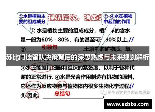 苏比门迪留队决策背后的深思熟虑与未来规划解析