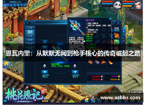 恩瓦内里：从默默无闻到枪手核心的传奇崛起之路